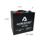 Allied 72V Lithium Golf Cart Battery Conversion Kit - Drop-in-Ready