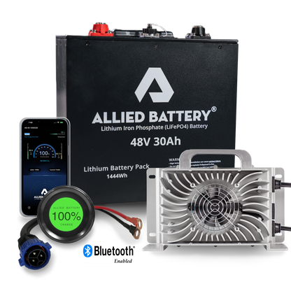 Allied 48V Lithium Golf Cart Battery Conversion Kit - Drop-in-Ready