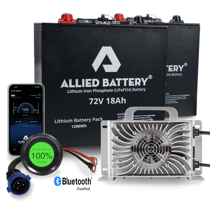 Allied 72V Lithium Golf Cart Battery Conversion Kit - Drop-in-Ready